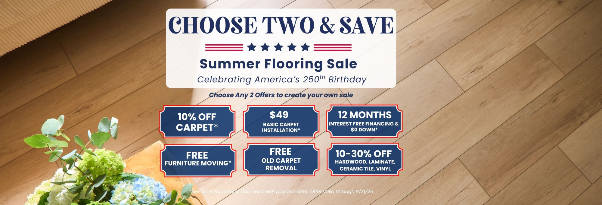 Summer Sale Banner - Choose 2 and Save 2000x680